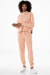 Slim Fit Track Pants Peach