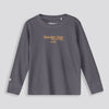 Boys Wander Club Long Sleeve Charcoal