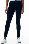 Rf01 Mid Rise Skinny Jeans Dark Wash