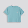 Girls Cropped T-Shirt Tortoise