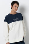 Colourblock Sweatshirt Milk