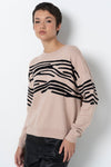Jacquard Jumper Stone