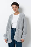Waffle Cardigan Ice Mel