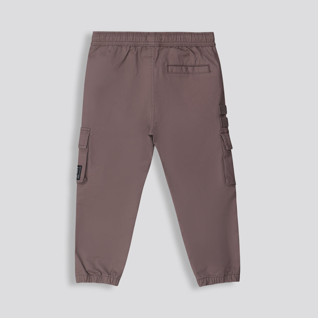 Boys Cargo Pants Brown