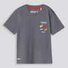 Boys Statement Tee Charcoal
