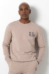 Statement Sweat Top Taupe