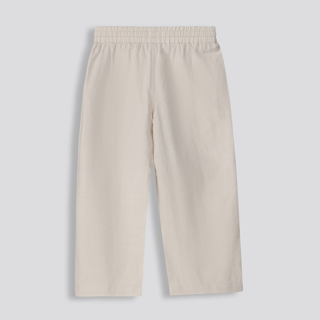 Girls Cargo Pants Stone
