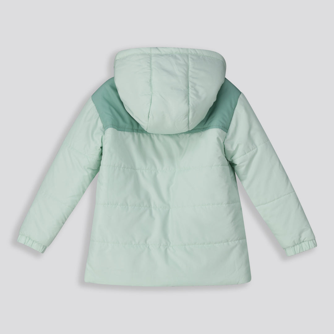 Girls Puffer Jacket Green