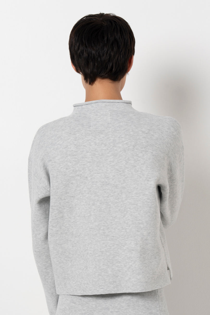 Hi-Neck Jumper Grey