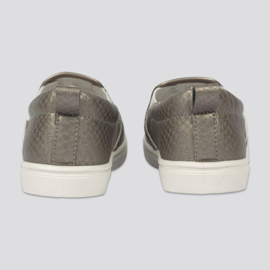 Girls Metallic Slip-On Bronze
