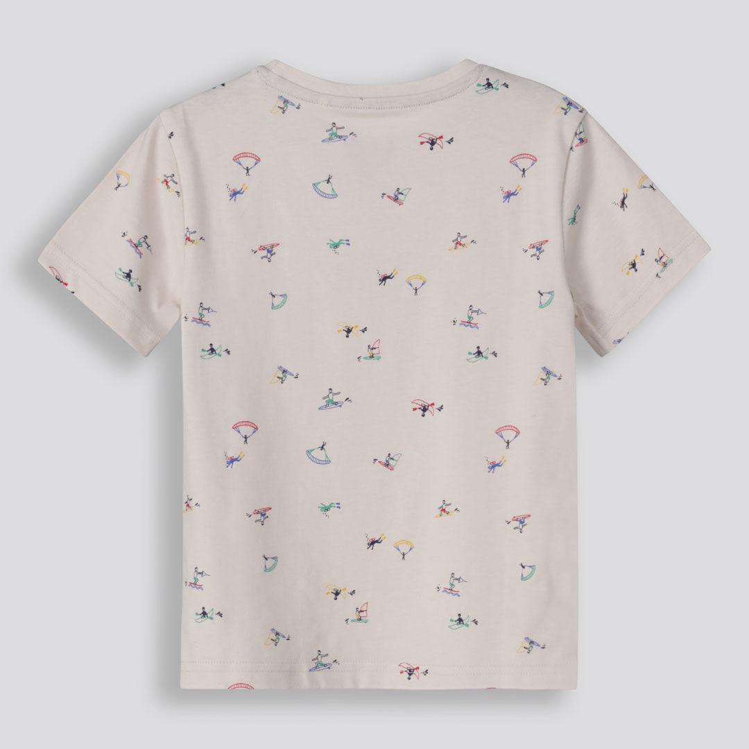 Boys Branded Tee Cement