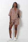 Boxy T-Shirt Brown