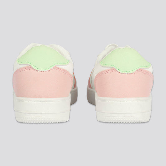 Girls Court Sneaker Optic White