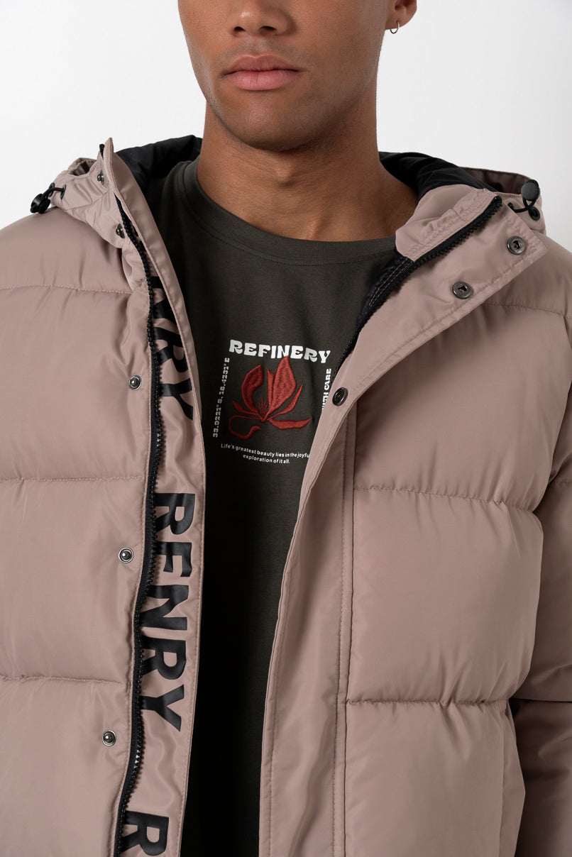 Puffer Jacket Taupe