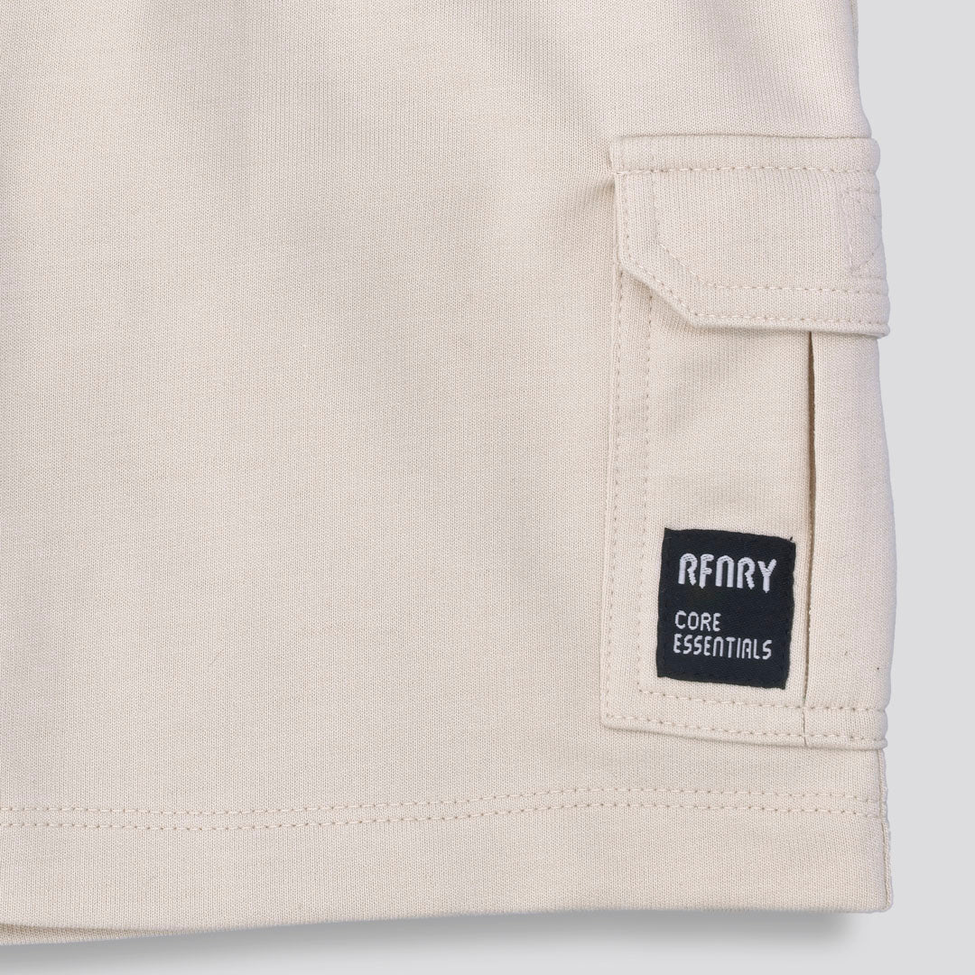 Boys Trackie Shorts Cement