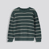 Boys Striped Jumper Emerald