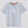 Boys Branded Tee Light Blue