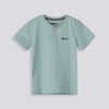 Boys Henley Tee Aqua