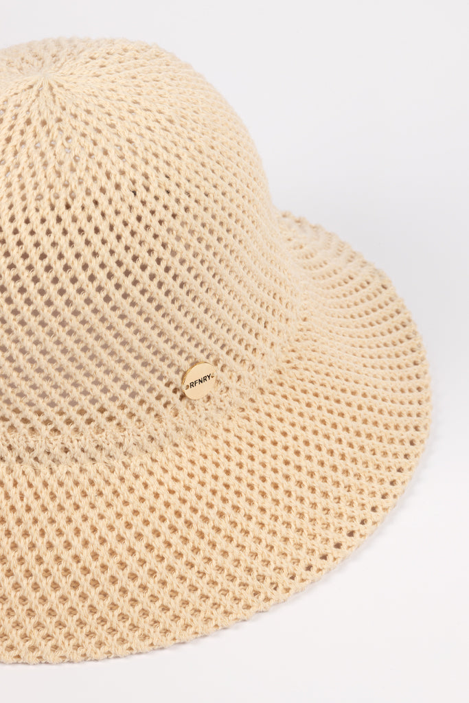Crochet Hat Natural