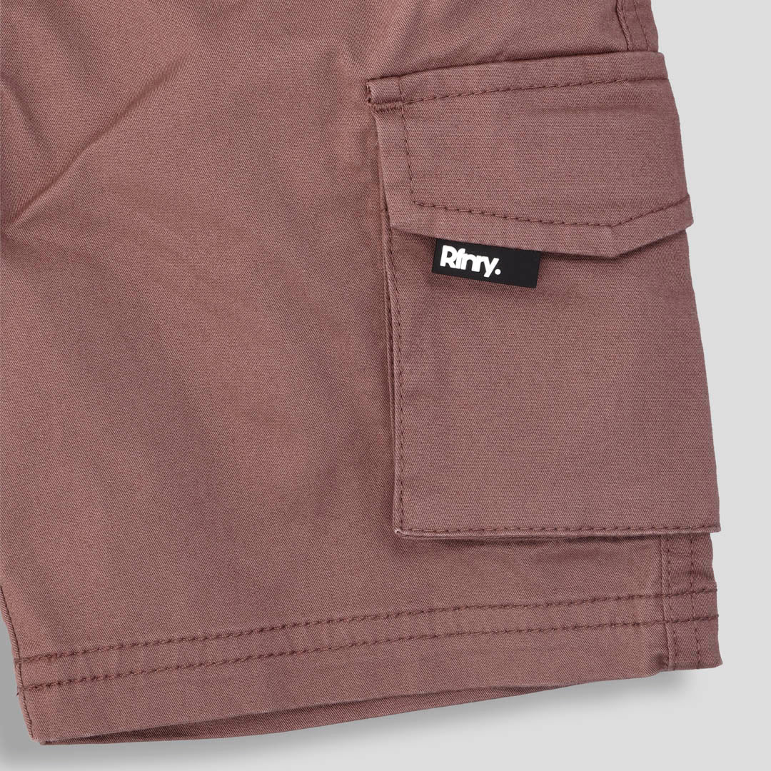 Boys Cargo Shorts Brown