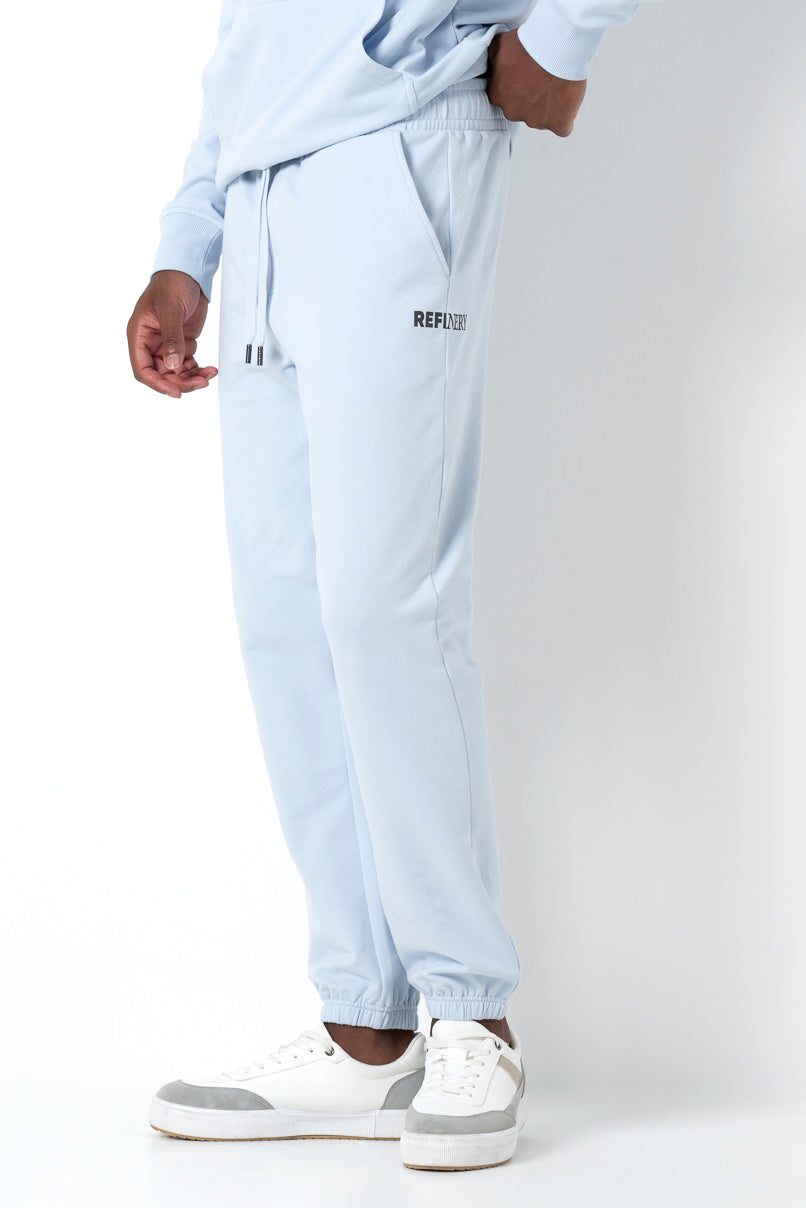 Relaxed Track Pants Light Blue