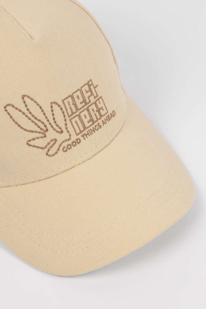 Linen Blend Cap Natural