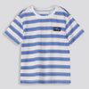 Boys Striped Tee Blue