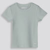 Girls Ribbed Tee Sage