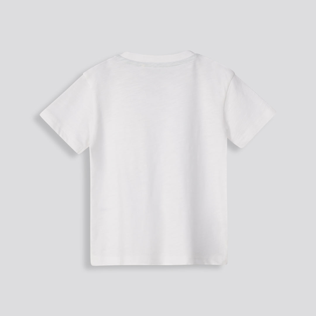 Boys Pocket Tee Optic White