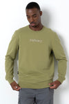 Embroidered Crewneck Green