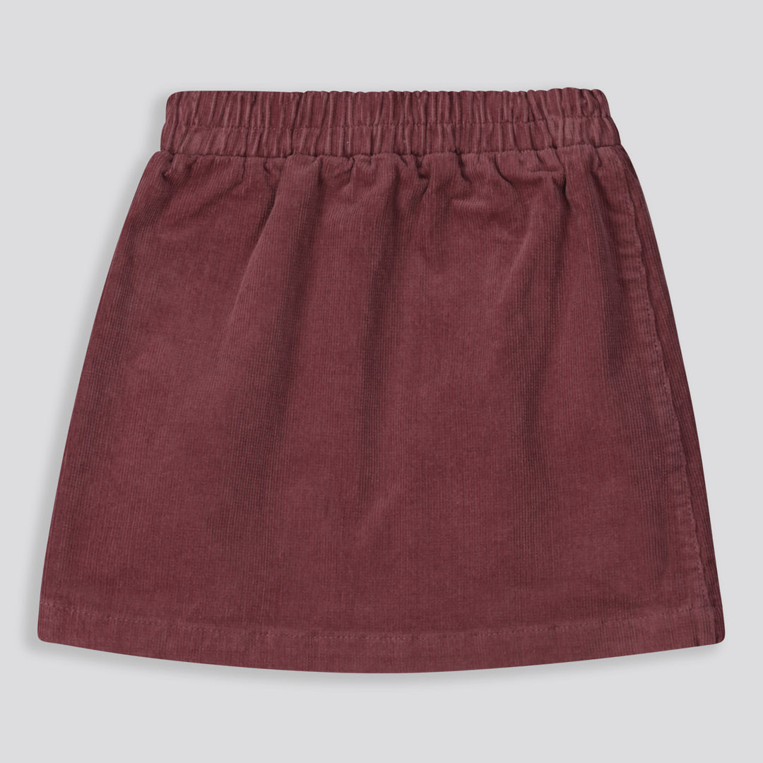 Girls Corduroy Skirt Mauve