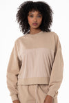 Crew Neck Sweat Top Stone