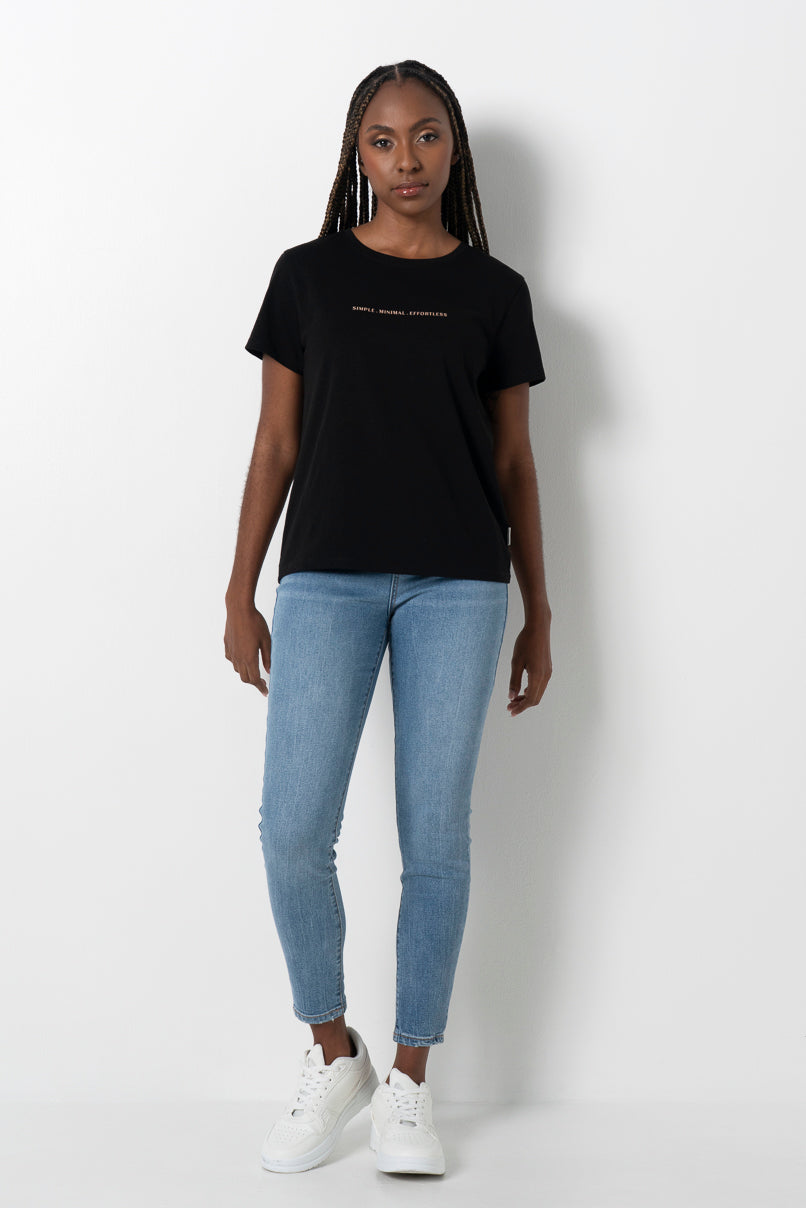Statement T-Shirt Black