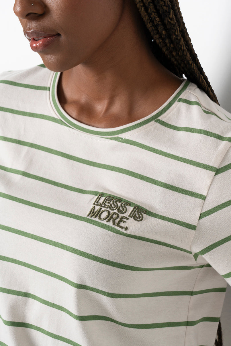 Stripe T-Shirt Stone