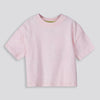 Girls Boxy Tee Light Pink