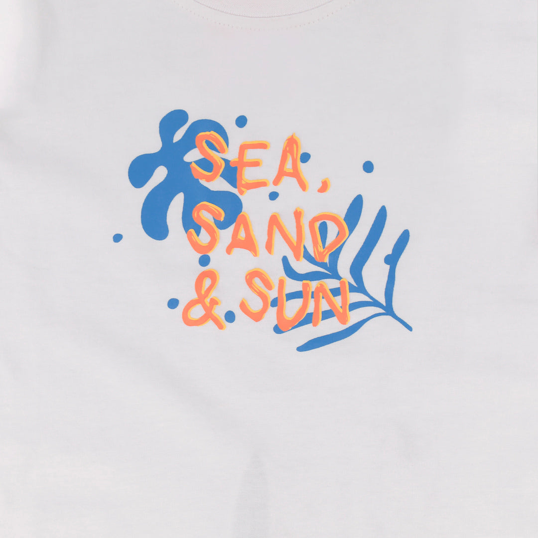 Kids Statement Tee Optic White