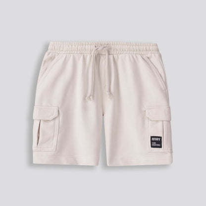 Boys Trackie Shorts Cement