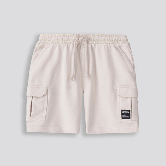Boys Trackie Shorts Cement