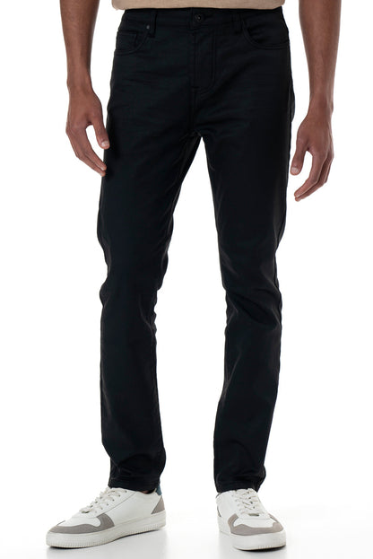 Rf02 Coated Skinny Jeans Black