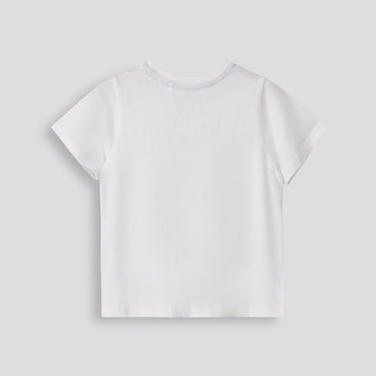 Kids Statement Tee Optic White