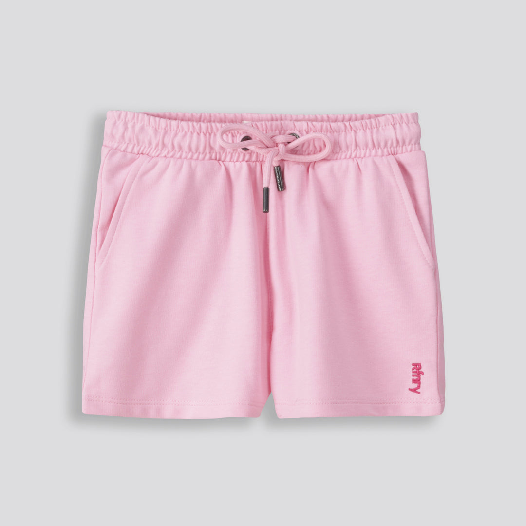 Girls Track Shorts Pink