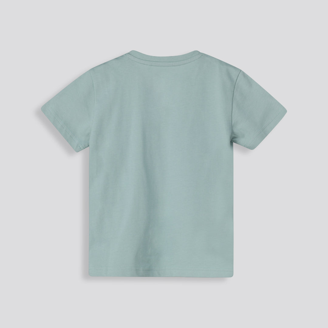 Boys Henley Tee Aqua