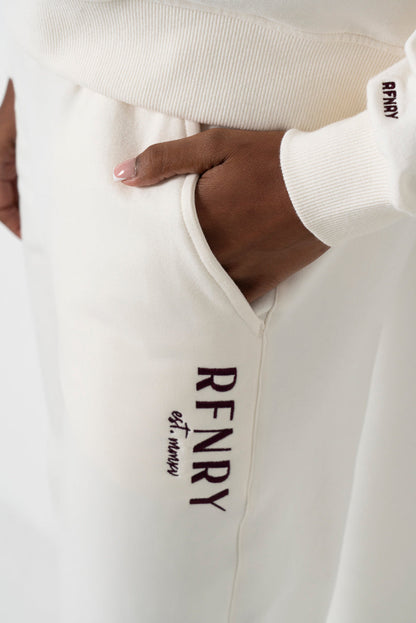 Relaxed Track Pants Milk