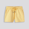 Girls Fleece Shorts Yellow