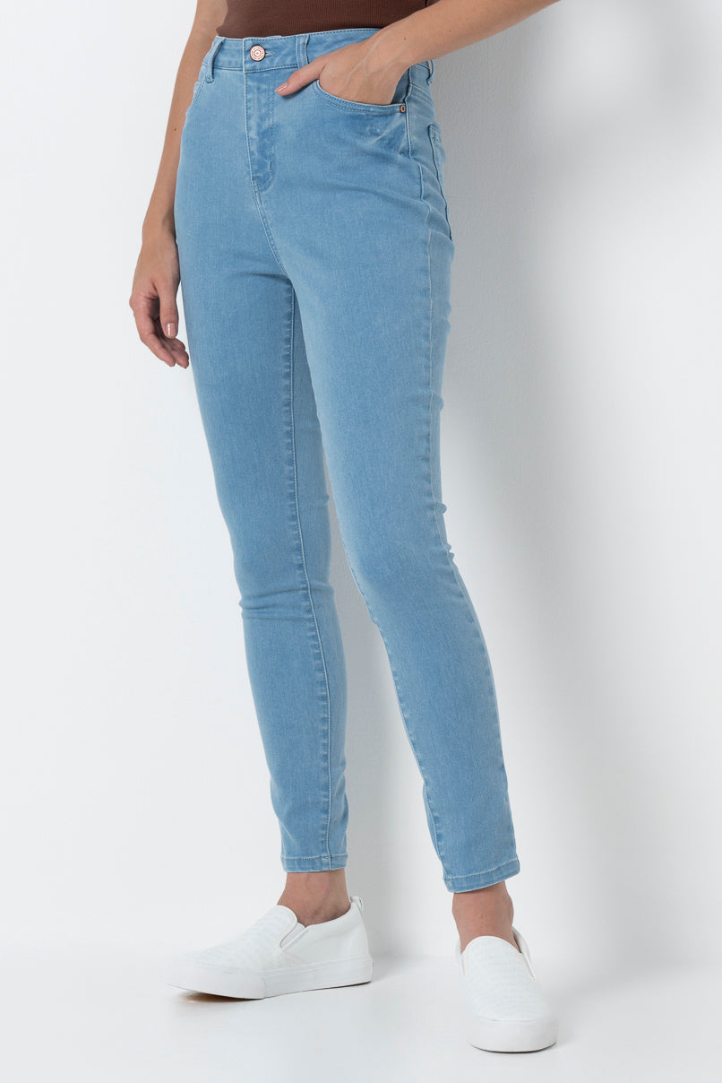 Rf09 Hi Waist Skinny Jean Light Wash