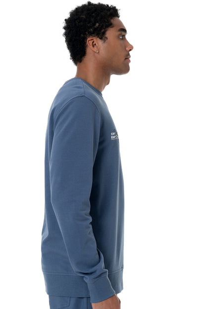 Statement Sweat Top Indigo