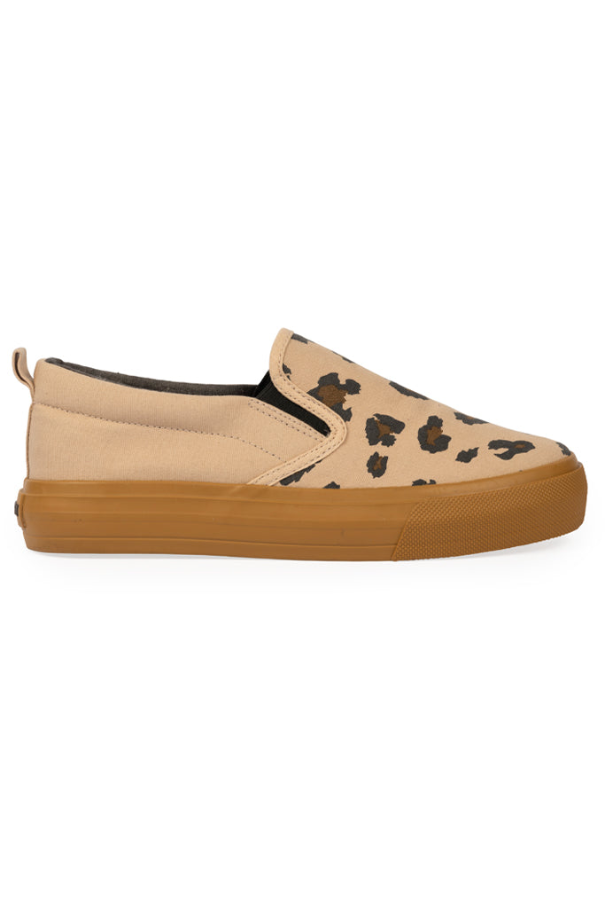Animal Print Slip-On Natural
