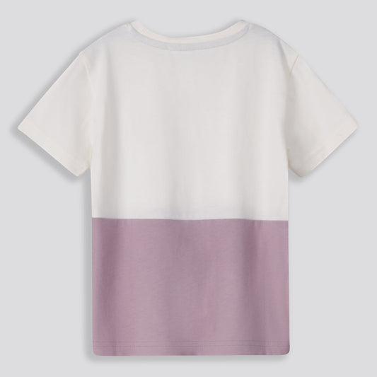 Boys Colorblock Tee Purple
