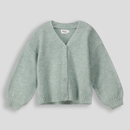 Girls Cardigan Sage