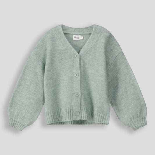 Girls Cardigan Sage